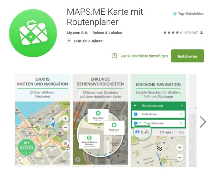 Maps.ME App